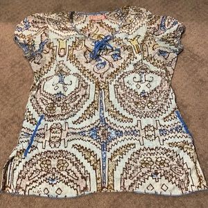 Koi scrub top